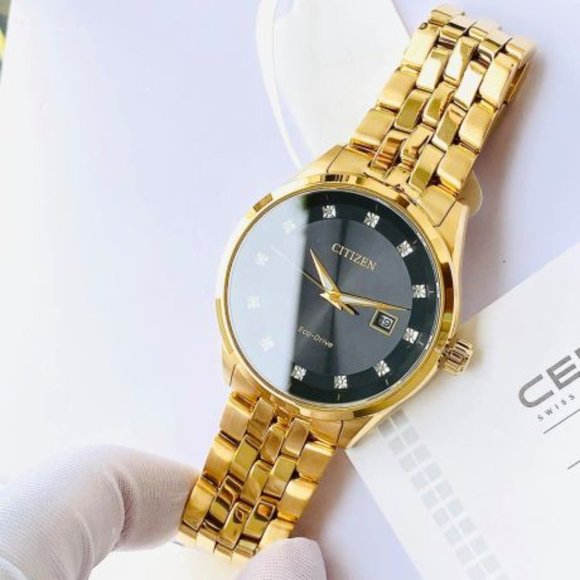 🔥Citizen Men's Diamond 41mm Golden Watch - Picture 4 of 4